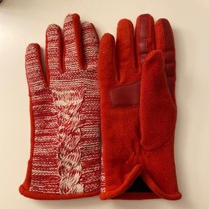 Fleece winter gloves with touchscreen fingertips (adult)